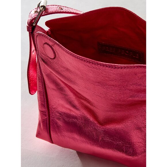 Free People Metallic Pink Shoulder Bag main image 4
